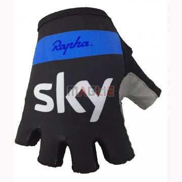 2018 Sky Guanti Corti Nero Blu