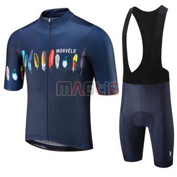 Maglia Morvelo Manica Corta 2019 Spento Blu