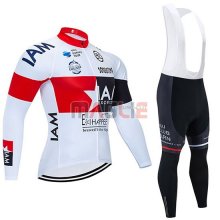 Maglia IAM Manica Lunga 2020 Bianco Rosso Nero