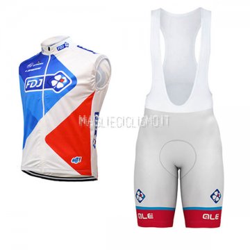 Gilet antivento FDJ 2017 Blu e Rosso