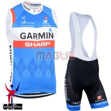 Gilet antivento Garmin 2015 blu e bianco