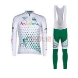 Maglia Andalucia Manica Lunga 2020 Bianco Verde