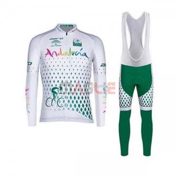 Maglia Andalucia Manica Lunga 2020 Bianco Verde