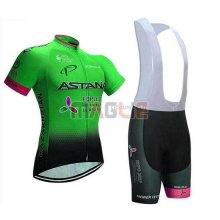 Maglia Astana Manica Corta 2018 Verde