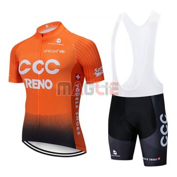 Maglia CCC Manica Corta 2019 Arancione