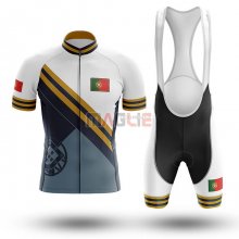 Maglia Campione Portugal Manica Corta 2020 Azzurro Giallo