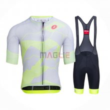 Maglia Castelli Manica Corta 2021 Chiaro Giallo Bianco