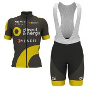 Maglia Direct Energie Manica Corta 2017 marrone