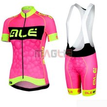 Maglia Donne ALE Manica Corta 2019 Rosa Nero