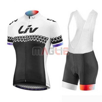 Maglia Donne Liv Manica Corta 2019 Nero Bianco