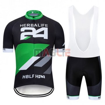 Maglia Herbalifr 24 Manica Corta 2019 Nero Verde