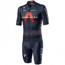 Maglia Ineos Grenadiers Manica Corta 2020 Rosso Scuro Blu(1)