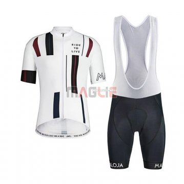 Maglia Maloja Manica Corta 2020 Nero Bianco