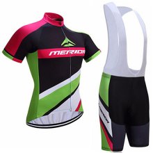 Maglia Merida Manica Corta 2017 rosso e verde