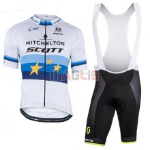 Maglia Mitchelton Scott Campione Europa Manica Corta 2018