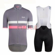 Maglia Rapha Manica Corta 2018Grigio e Rosso