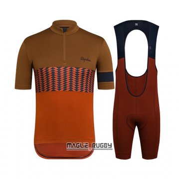 Maglia Rapha Manica Corta 2021 Marrone Arancione