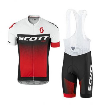 Maglia Scott Manica Corta 2017 rosso e bianco