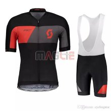 Maglia Scott Manica Corta 2018 Grigio Nero