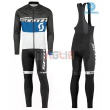 Maglia Scott manica lunga 2016 blu e bianco