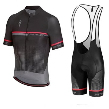 Maglia Specialized Manica Corta 2018 Nero Grigion Rosso