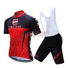 Maglia Teleyi Bike Manica Corta 2019 Rosso Nero