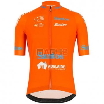 Maglia Tour Down Under Ochre Manica Corta 2019 Arancione