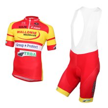 Maglia Wallonie Bruxelles 2016 giallo e rosso