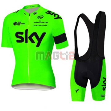 Maglia Sky manica corta 2016 verde