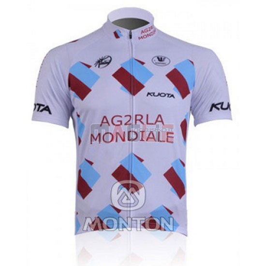 Maglia Ag2rla manica corta 2011 bianco e rosso - Clicca l'immagine per chiudere