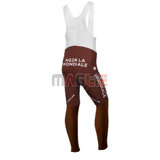 Maglia Ag2r manica lunga 2015 bianco e marrone - Clicca l'immagine per chiudere