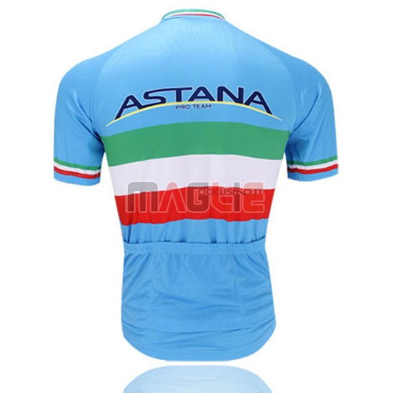 Maglia Astana manica corta 2016 celeste