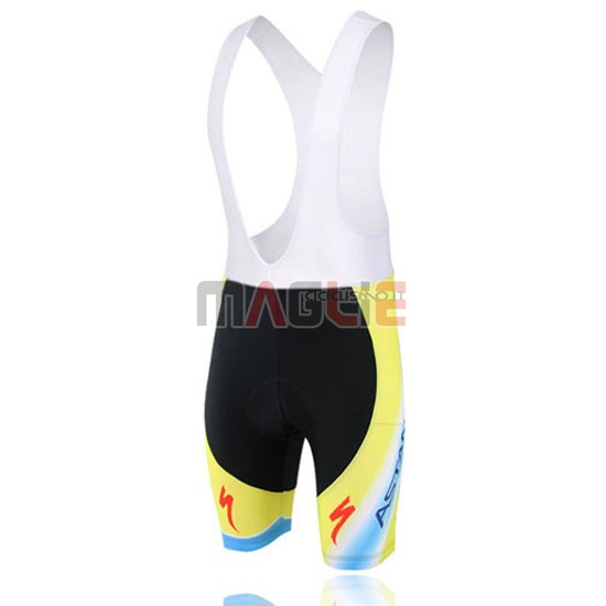 Maglia Astana manica corta 2014 giallo