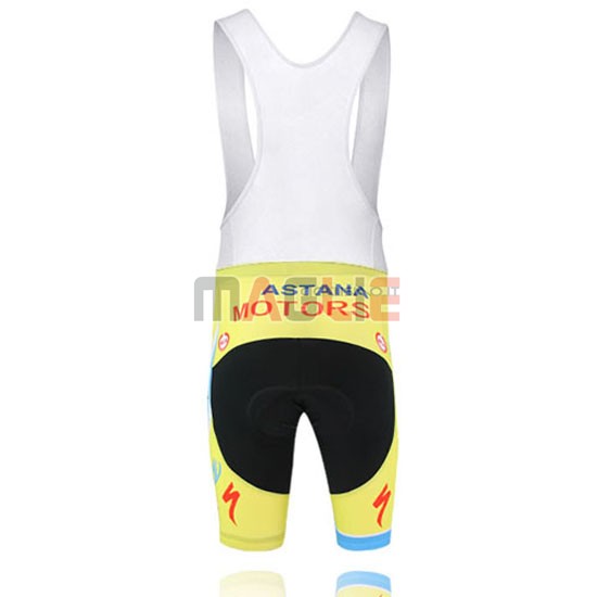 Maglia Astana manica corta 2014 giallo