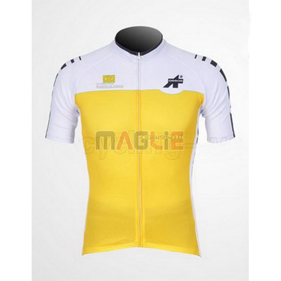 Maglia Assos manica corta 2011 bianco e giallo - Clicca l'immagine per chiudere