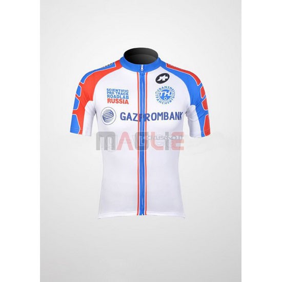 Maglia Assos manica corta 2012 bianco e celeste