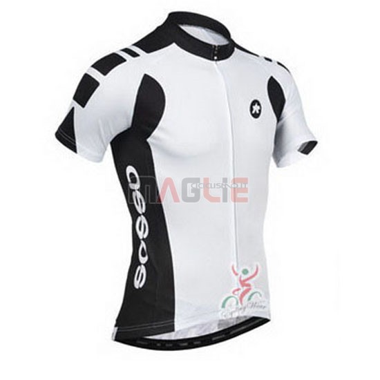 Maglia Assos manica corta 2014 bianco e nero - Clicca l'immagine per chiudere