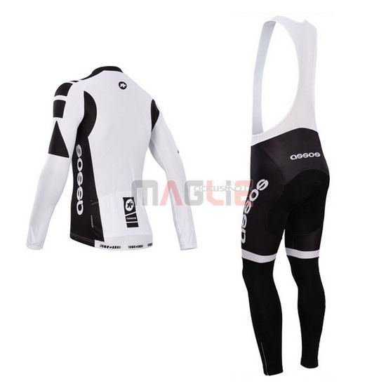 Maglia Assos manica lunga 2014 bianco e nero