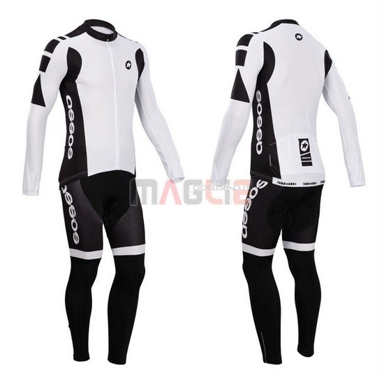 Maglia Assos manica lunga 2014 bianco e nero