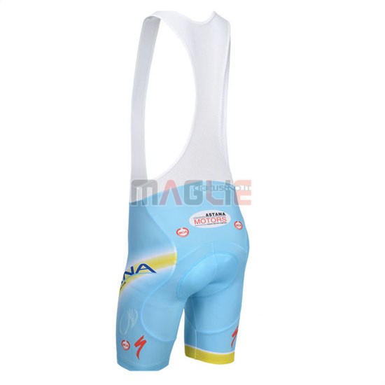 Maglia Astana manica corta 2014 azzurro