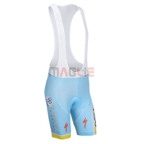 Maglia Astana manica corta 2014 azzurro