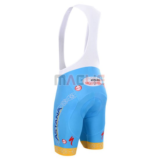 Maglia Astana manica corta 2015 azzurro