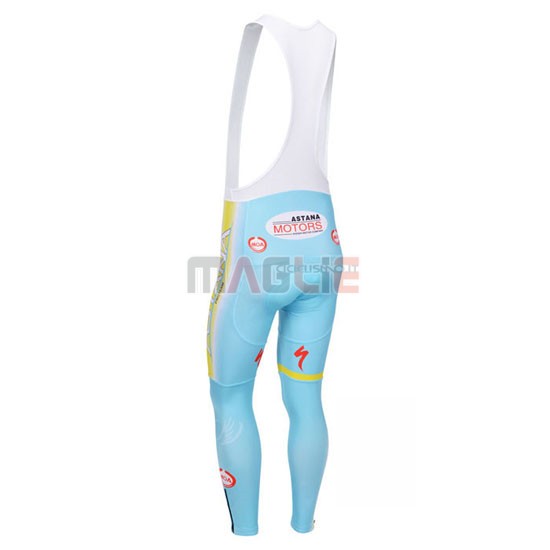 Maglia Astana manica lunga 2013 azzurro