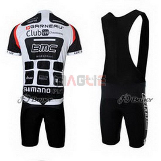 Maglia BMC manica corta 2011 bianco e nero