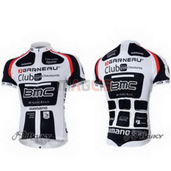 Maglia BMC manica corta 2011 bianco e nero - Clicca l'immagine per chiudere