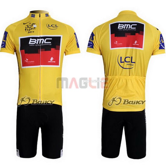 Maglia BMC manica corta 2011 giallo