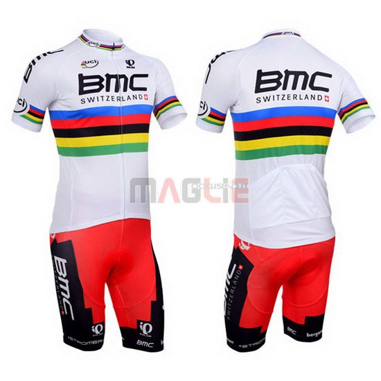 Maglia BMC manica corta 2013 bianco - Clicca l'immagine per chiudere