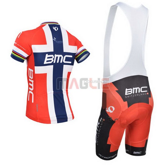 Maglia BMC manica corta 2014 rosso e blu - Clicca l'immagine per chiudere