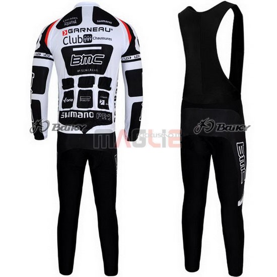 Maglia BMC manica lunga 2011 bianco e nero