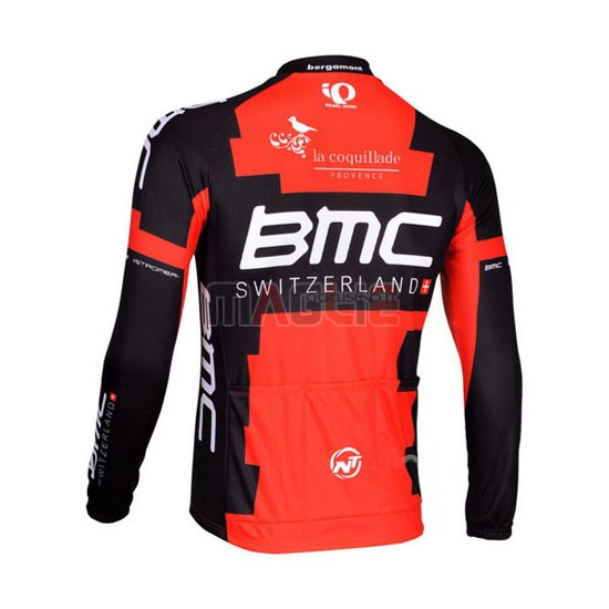 Maglia BMC manica lunga 2013 nero e rosso